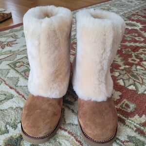 Ugg Patten Shearling Cuff  Boots